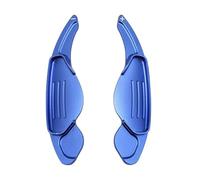 Steering Paddles Compatible With The Range For Rover For Evoque 2012-2017 Car Steering Wheel Paddle Shifter Extender And Interior Trim(Blue)