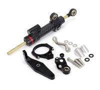 Steering parts Compatible With For MT09 For MT09SP 2021 2022 2023 Motorcycle Steering Stabilize Damper Universal Linear Damper Adjustable Accessories(Black)