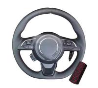 Steering Protective Cover Auto Braid On The Steering Wheel Cover For Suzuki For Jimny For Sierra For Swift Sport Teszt Baleno 2018-2022 Car Braiding Covers Wheel Protector(Red Thread)