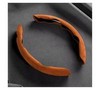 Steering Protective Cover Car Steering Wheel Anti-slip Cover For Toyota GR GAZOO RACING For Toyota Yaris Hilux For Corolla For Prius Wheel Protector(2Piece-brown)