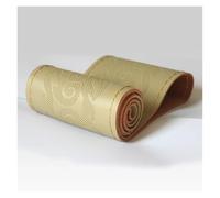 Steering Protective Cover DIY Leather Car Steering Wheel Cover Soft Anti slip Cowhide Braid Leather handsewn car steering wheel sleeve 38CM Wheel Protector(Beige)