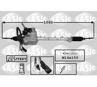 Steering rack SASIC 7170071 for PEUGEOT 308 SW II (LC_) 1.6 2014-2021