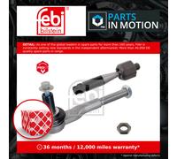 Steering Rod Assembly fits AUDI A6 C6 2.7D 04 to 11 4F0422821 4F0422821D Febi