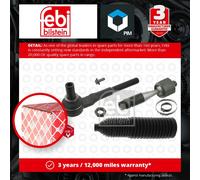 Front Tie Rod Inc Steering Boot Set Fits Seat Exeo Audi A4 quattro RS Febi 49039