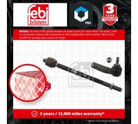 Steering Rod Assembly fits AUDI RS Q3 8U 2.5 Right 13 to 18 1K0423812C Febi New