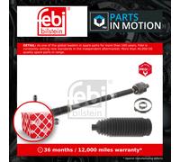 Steering Rod Assembly fits AUDI S3 8P1, 8PA, 8V 2.0 Left 2006 on 1K0423810A Febi