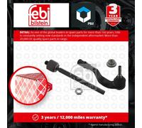 Steering Rod Assembly fits AUDI S4 B8 3.0 Right 08 to 15 4H0422810AS6 Febi New