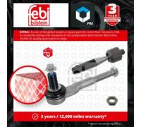 Steering Rod Assembly fits AUDI A6 C6 2.7D 04 to 11 4F0422821 4F0422821D Febi