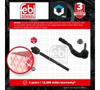Front Right Tie Rod Inc Tie Rod End Nut & Lock Nut Fits Audi A5 A6 qu Febi 43796