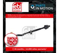 Steering Rod Assembly fits BMW 320 E30 2.0 Right 82 to 93 32111125187 Febi New