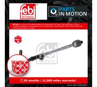 Steering Rod Assembly fits BMW 320D 2.0D Left 08 to 13 N47D20C 32106768879 Febi