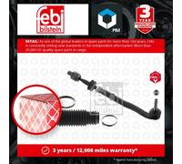 Steering Rod Assembly fits BMW 520 E39 2.0 Right 96 to 03 32111091768 Febi New