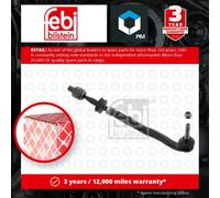 Steering Rod Assembly fits BMW 523 E39 2.5 Right 95 to 00 32111091768 Febi New
