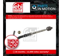 Steering Rod Assembly fits BMW 760 E65 6.0 03 to 08 N73B60A 32106774360 Febi New