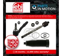 Steering Rod Assembly fits BMW 750 E65 4.8 05 to 08 N62B48B 32106774360 Febi New