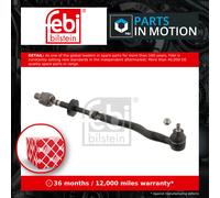 Steering Rod Assembly fits BMW 316 E36 1.9 Right 99 to 00 32111139316 Febi New