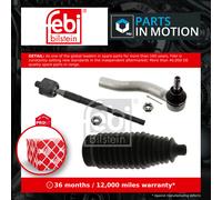 Steering Rod Assembly fits CITROEN C1 Mk1 1.4D Right 05 to 14 8HT(DV4TD) 381764