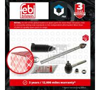Steering Rod Assembly fits CITROEN C4 LA, Mk1 2.0D Left 04 to 11 1607293680 Febi