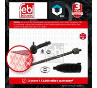 Steering Rod Assembly fits CITROEN C4 GRAND PICASSO Mk1 1.6D Left 06 to 13 Febi