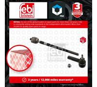 Steering Rod Assembly fits FORD FIESTA Mk5 1.4 Right 01 to 08 4472940 4472940S2