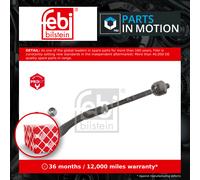 30066 Tie Rod with end fitting and lock nut, pack of one