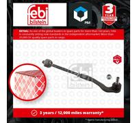 Steering Rod Assembly fits MERCEDES C160 CL203 1.8 Right 02 to 08 M271.921 Febi