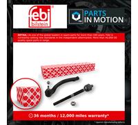 Febi Bilstein Rod Assembly 37617 - Front Left Tie Rod with End Fitting, Nut & Lock Nut
