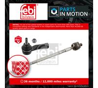 febi bilstein 37631 Tie Rod with end fitting, nut and lock nut, pack of one