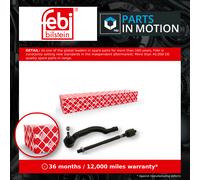 febi bilstein 37627 Tie Rod with end fitting, nut and lock nut, pack of one