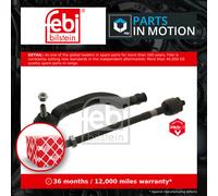 febi bilstein 37627 Tie Rod with end fitting, nut and lock nut, pack of one