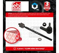 Steering Rod 37206 by Febi Bilstein Front Axle Right - Single