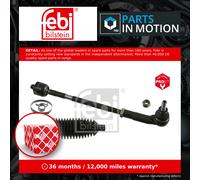 Steering Rod Assembly fits VW FOX 5Z Left 1.2 1.4 1.4D 05 to 11 6Q0423803B Febi