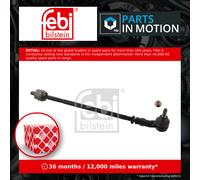 Steering Rod Assembly fits VW CORRADO 53I 2.9 Right 91 to 95 ABV 1H0422804B Febi