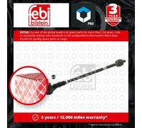 Steering Rod Assembly fits VW JETTA Mk2 Right 84 to 92 191422804 191422804A Febi
