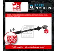 Steering Rod Assembly fits VW TRANSPORTER Mk4 2.5D Left 95 to 03 702419803D Febi