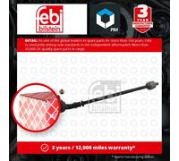 Steering Rod Assembly fits VW GOLF 2.0 Left 91 to 02 1H0422803B 1H0422803C Febi