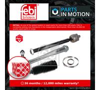 Steering Rod Assembly fits PEUGEOT 207 CC, WK 1.6D Left 06 to 15 1628950480 Febi