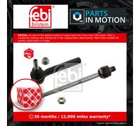 Front Left Tie Rod Inc Tie Rod End & Lock Nut Fits Vauxhall Astra Zaf Febi 43727