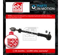 Steering Rod Assembly fits VW TRANSPORTER Mk4 2.8 Right 96 to 03 701419804F Febi
