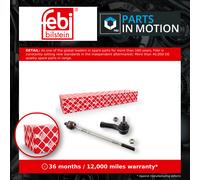 febi bilstein 37632 Tie Rod with end fitting, nut and lock nut, pack of one