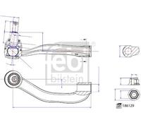 FEBI BILSTEIN 186129 Track rod end