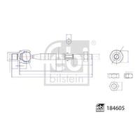 FEBI BILSTEIN 184605 Inner tie rod
