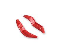 Steering Shifter Extensions For Mini For MINI For Cooper For S JCW Roadster Coupe Paceman For Cooper R55 R56 R57 R58 R59 R60 Car Steering Wheel Shift Paddle(Carbon red)