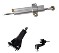 Steering Stabilize Damper Motorcycles Directional Shock Stabilizer Steering Damper Mounting Bracket Support For Ya&ma&ha For R3 2019-2023(Silver-A)