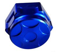 Steering Stem Nut Bolt Made for All Motorcycles, Enhancing Stability at a 21mm Size (Blue)