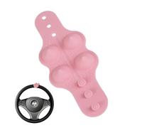 Steering Wheel Accessories | Anti-Slip Silicone Protector - Anti-Slip Massage Cover,for Travel Commute Driving Relaxation Daily Road-Trip Long-Drive Wellness Automotive