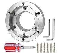 Steering Wheel Adapter Plate For Logitech G29 G920 G923 13 14 Inch Steering Wheel 70mm Pcd Racing Car Game Modification (Silver)