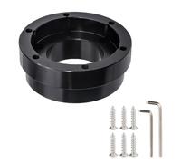 Steering Wheel Adapter Plate for Logitech G29 G920 G923, 70mm/2.75inch Aluminium Alloy Racing Steering Wheel Hub Adapter Plate Replacement for Car Game Modification 13 14in Steering Wheel (Black)