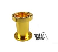 Steering Wheel Adapter Riser Extension Base 76mm 101mm 51mm for Adjustable Height and Improved Driving Comfort (Golden 101mm)