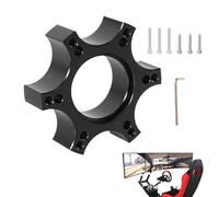 Steering Wheel Adapter, Steering Wheel Hub Adapter | Quick Release Hub Connector with 6 Bolts - For Car Modified Steering Wheel Boss Kit 13-14 Inch Steering Wheel